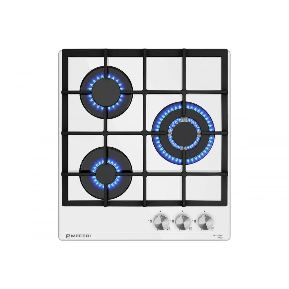 Газовая варочная панель MEFERI MGH453WH GLASS POWER