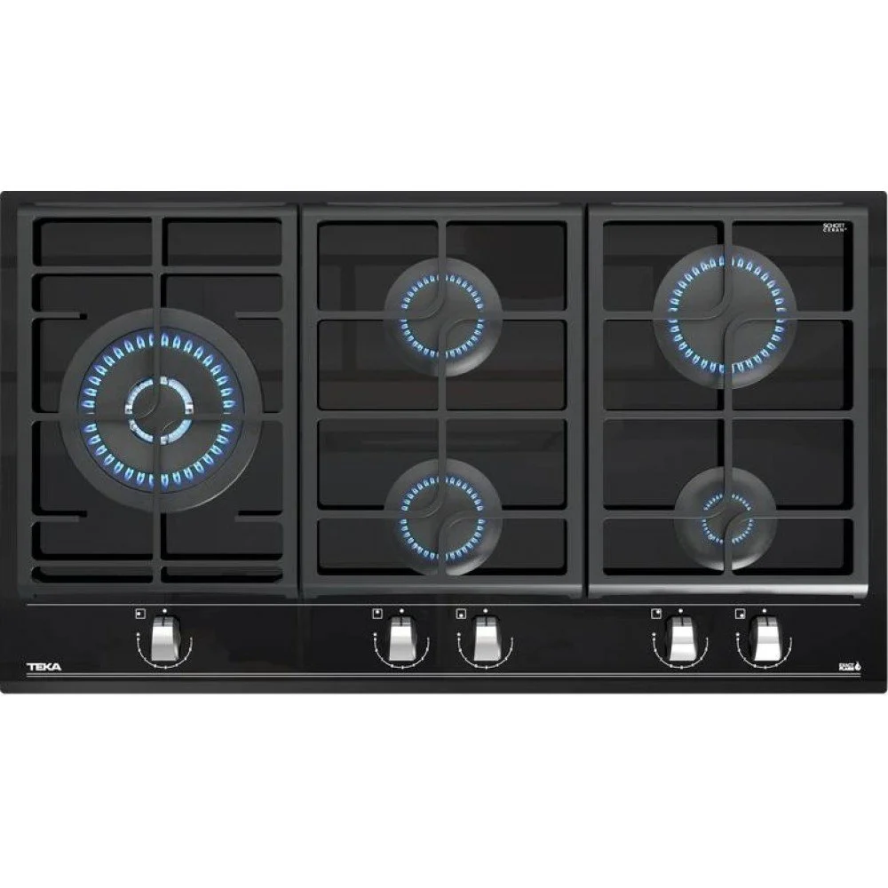 Газовая варочная панель TEKA GZC 95320 XBC NIGHT RIVER BLACK