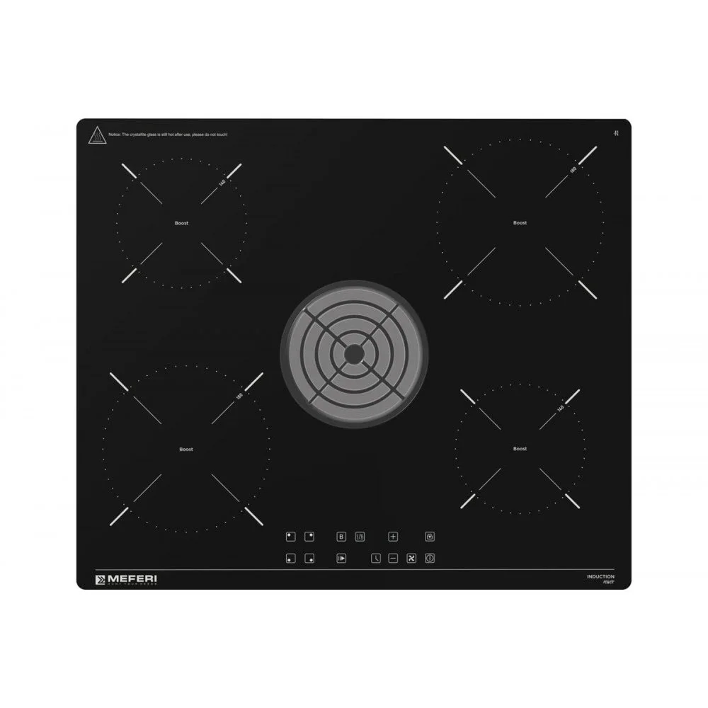 Индукционная варочная панель с вытяжкой MEFERI XSMART60BK POWER