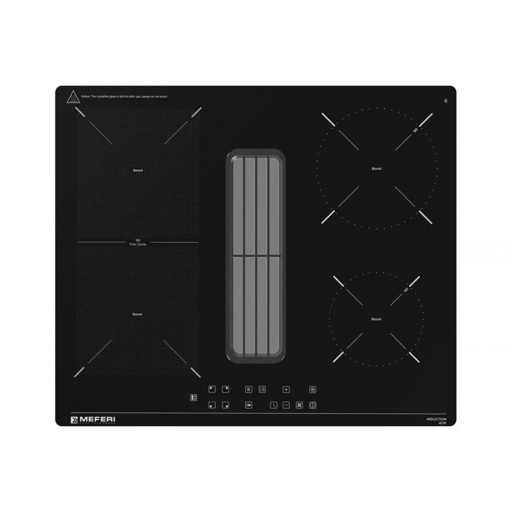 Индукционная варочная панель с вытяжкой MEFERI XSMART60BK ULTRA