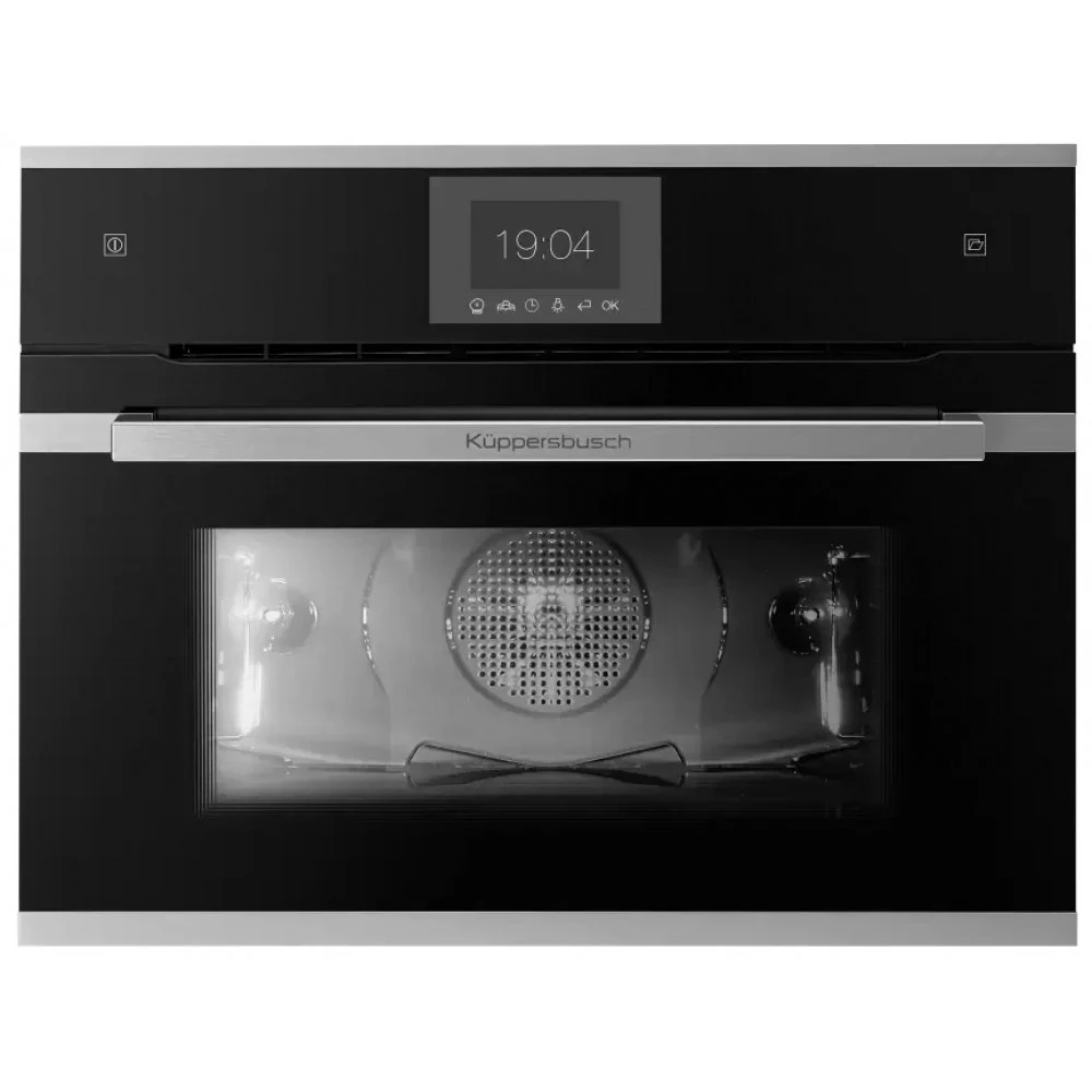 Компактный духовой шкаф с паром KUPPERSBUSCH CBD 6550.0 S1 STAINLESS STEEL