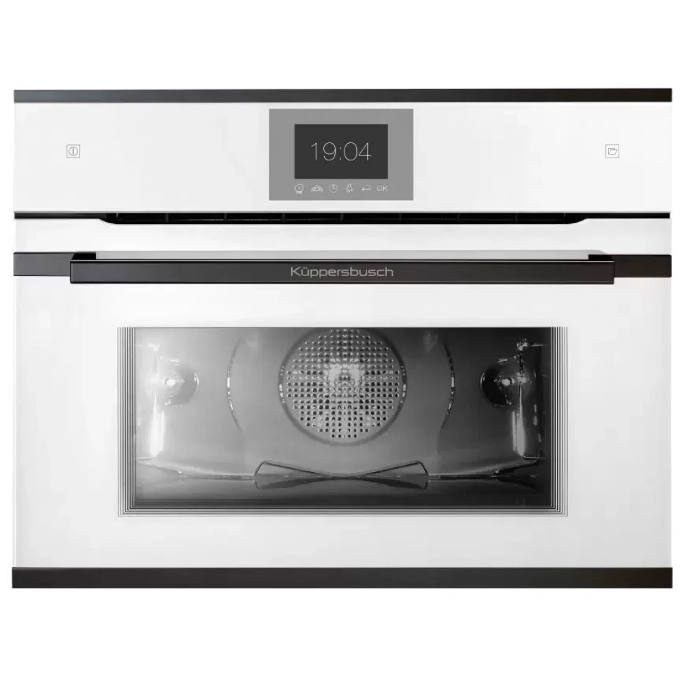 Компактный духовой шкаф с паром KUPPERSBUSCH CBD 6550.0 W2 BLACK CHROME