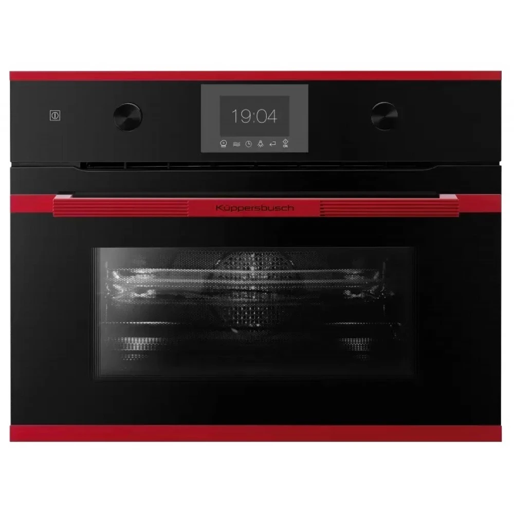Компактный духовой шкаф с СВЧ KUPPERSBUSCH CBM 6350.0 S8 HOT CHILI