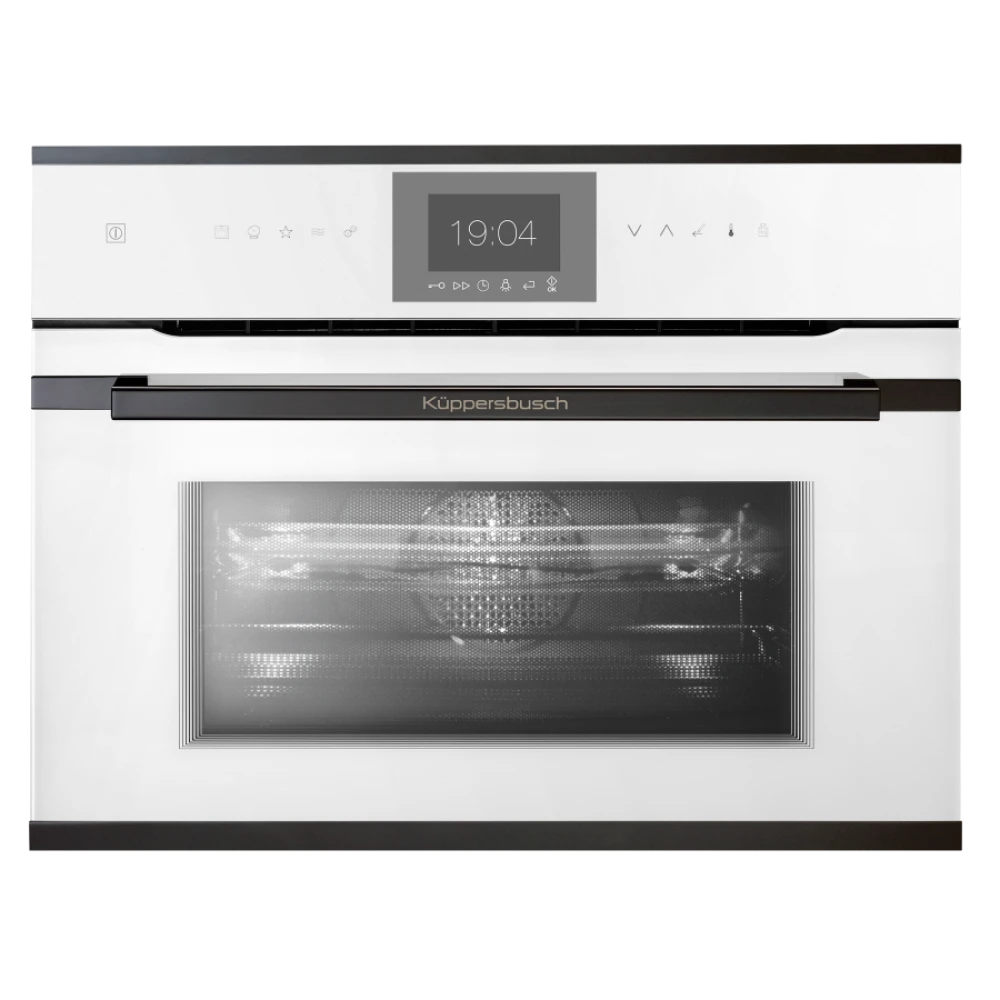 Компактный духовой шкаф с СВЧ KUPPERSBUSCH CBM 6550.0 G2 BLACK CHROME