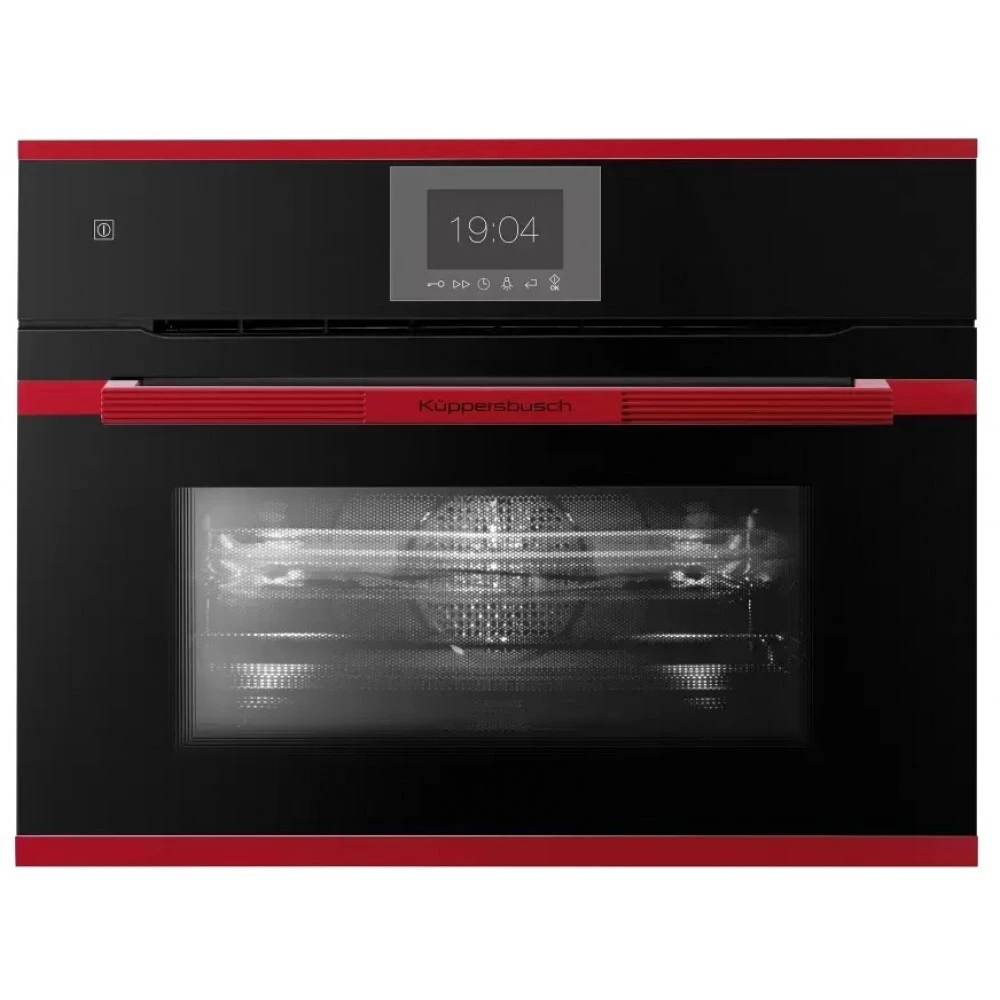 Компактный духовой шкаф с СВЧ KUPPERSBUSCH CBM 6550.0 S8 HOT CHILI