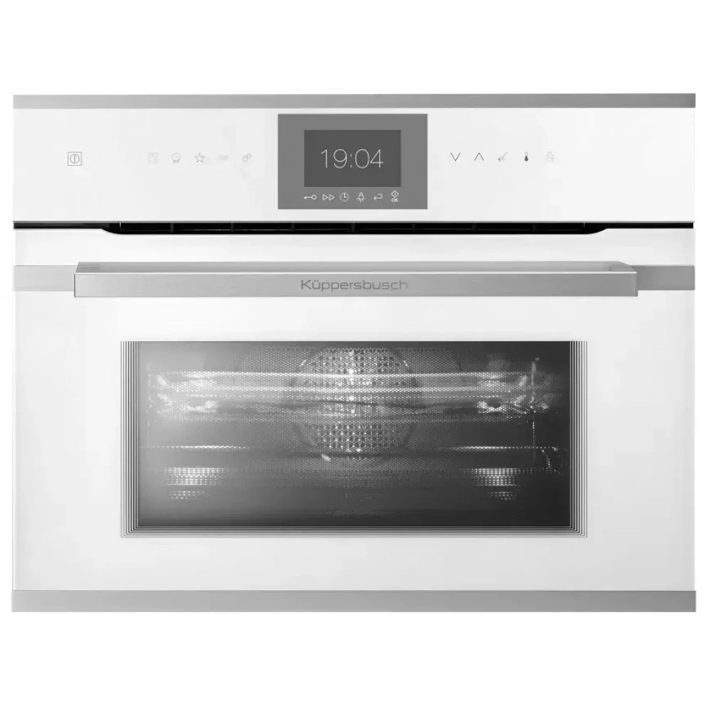 Компактный духовой шкаф с СВЧ KUPPERSBUSCH CBM 6550.0 W1 STAINLESS STEEL