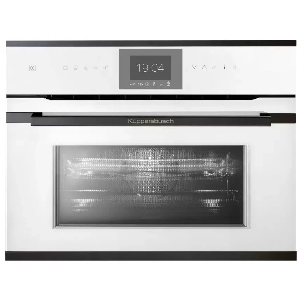 Компактный духовой шкаф с СВЧ KUPPERSBUSCH CBM 6550.0 W2 BLACK CHROME