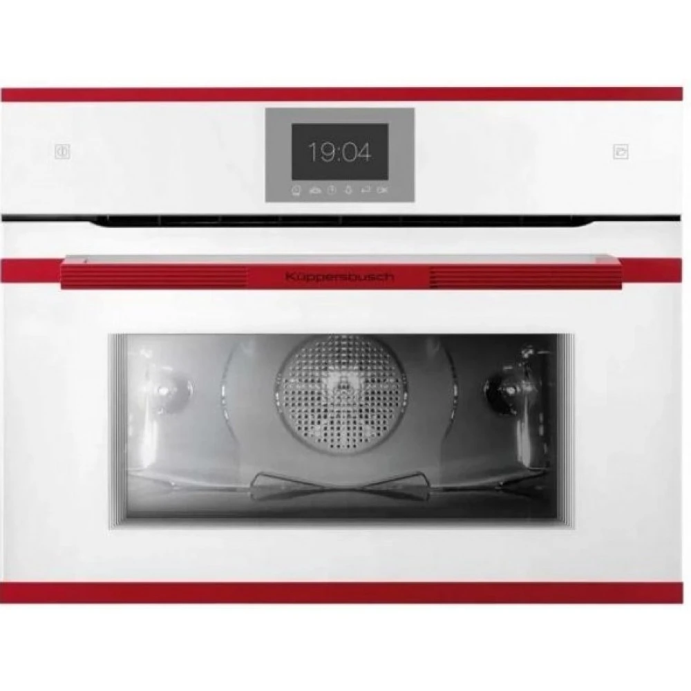 Компактный духовой шкаф с СВЧ KUPPERSBUSCH CBM 6550.0 W8 HOT CHILI