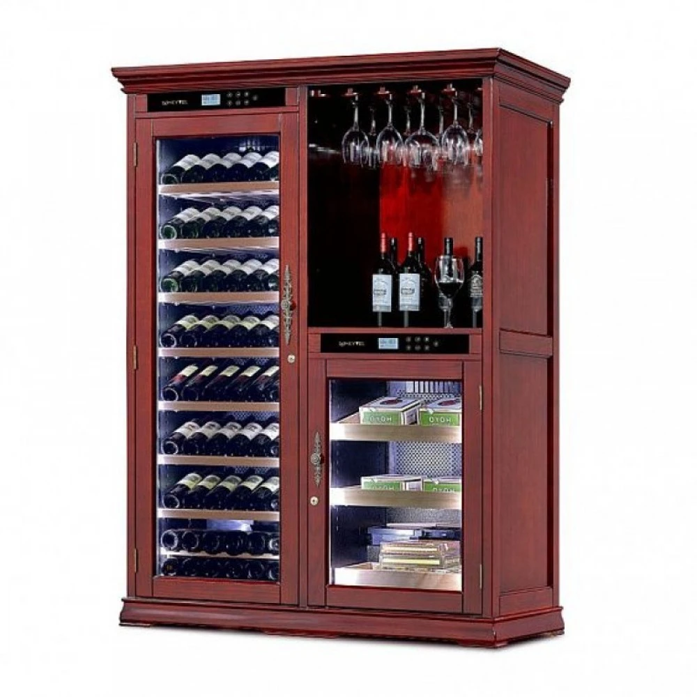 Винный шкаф MEYVEL MV108-WM2-BAR-HUM-C