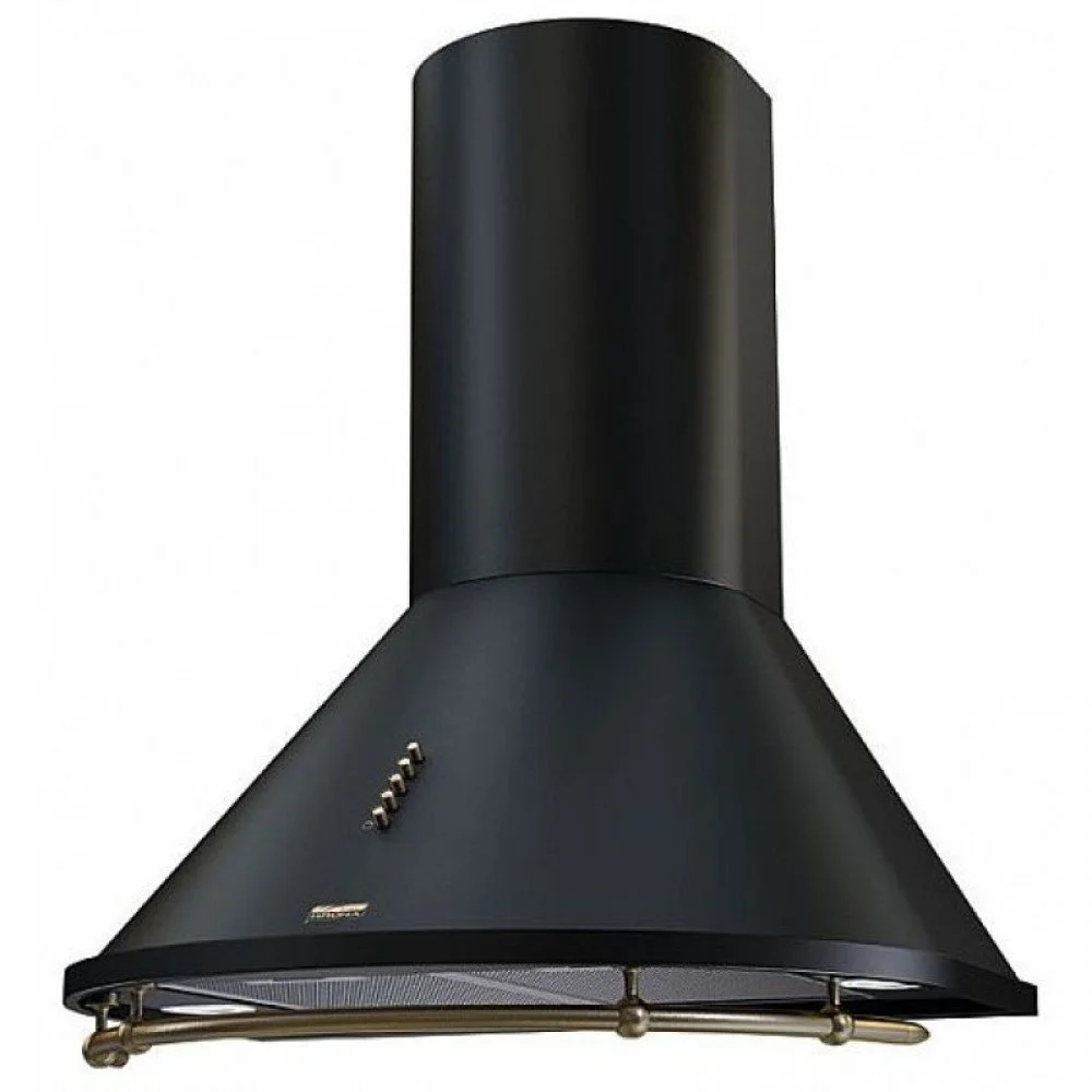 Вытяжка KRONASTEEL NIKOL 600 BLACK/BRONZE PUSH BUTTON