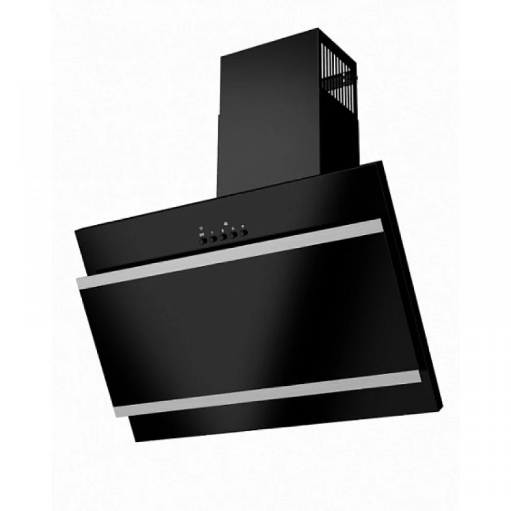 Вытяжка MAUNFELD TOWER G 60 BLACK+SATIN STRIPS