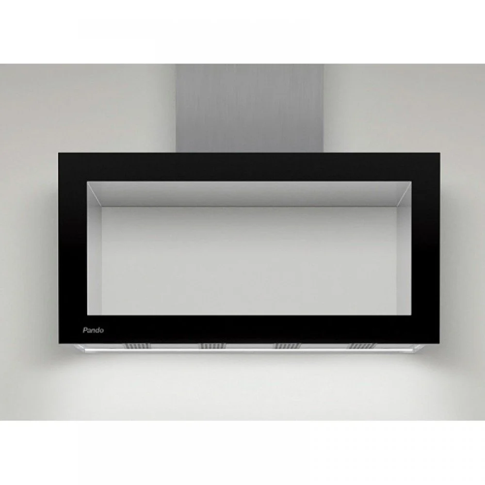 Вытяжка PANDO P-960/100 INOX/NEGRO BRILLO V.1250 ECO SEC