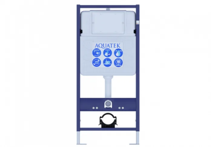 Инсталляция для унитаза AQUATEK Standart 50 INS-0000012 + звукоизоляционная прокладка