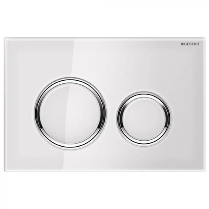 Клавиша смыва Geberit Sigma 21 115.884.SI.1 белый/хром