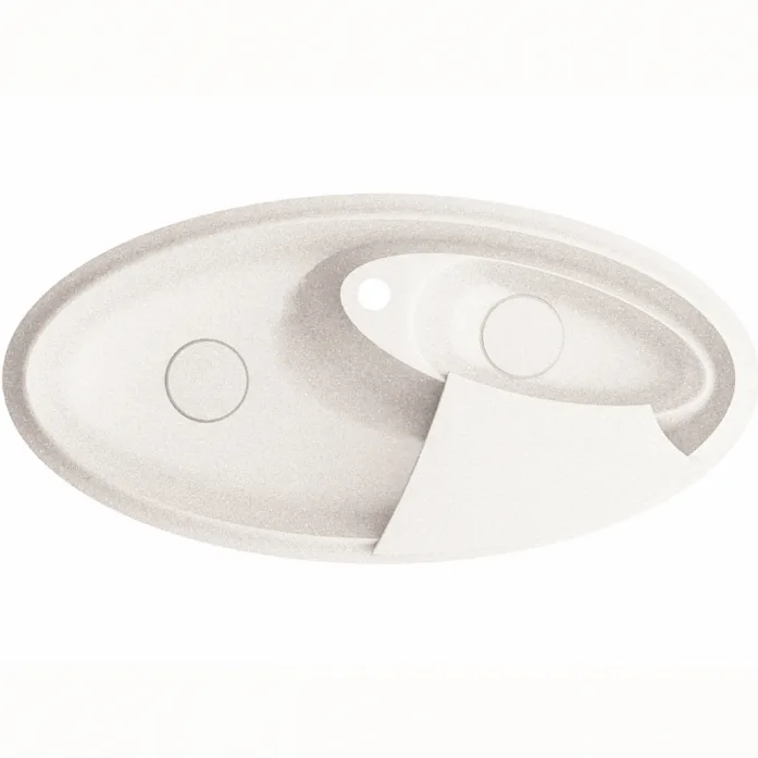 Кухонная мойка MARMORIN SILVANUS WHITE 500 113 006 белый
