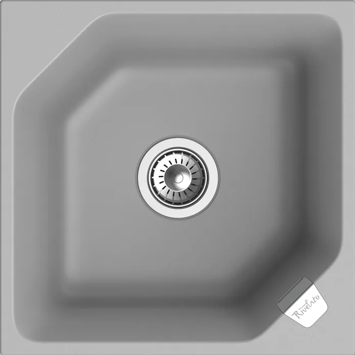 Мойка - RIVELATO LOCUS 50 LS-50 grigio metallizzat Rivelato LOCUS 50 LS-50 grigio metallizzat