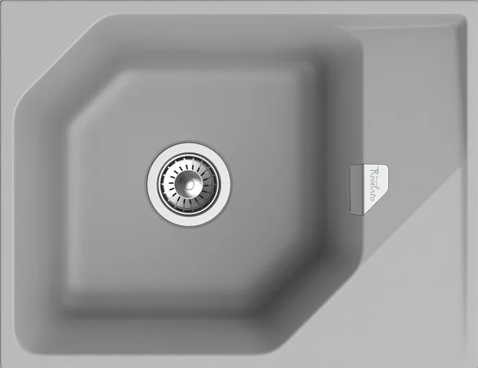 Мойка - RIVELATO LOCUS 65 LS-65 grigio metallizzato Rivelato LOCUS 65 LS-65 grigio metallizzato