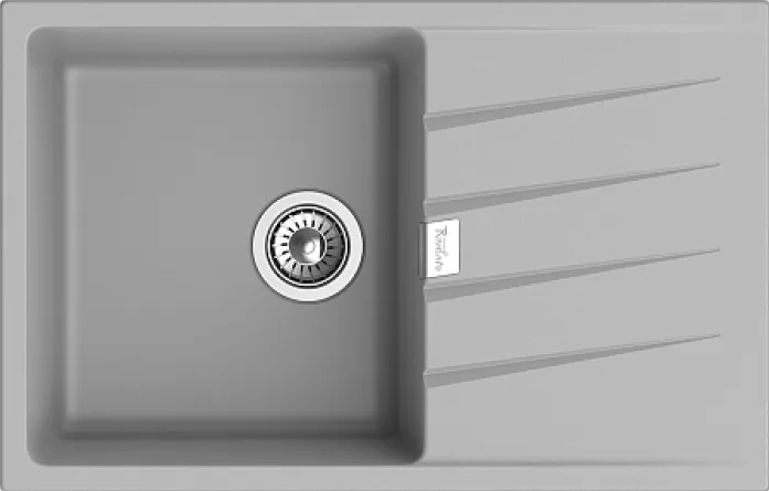 Мойка Rivelato Raum 78 RM-78 grigio metallizzato