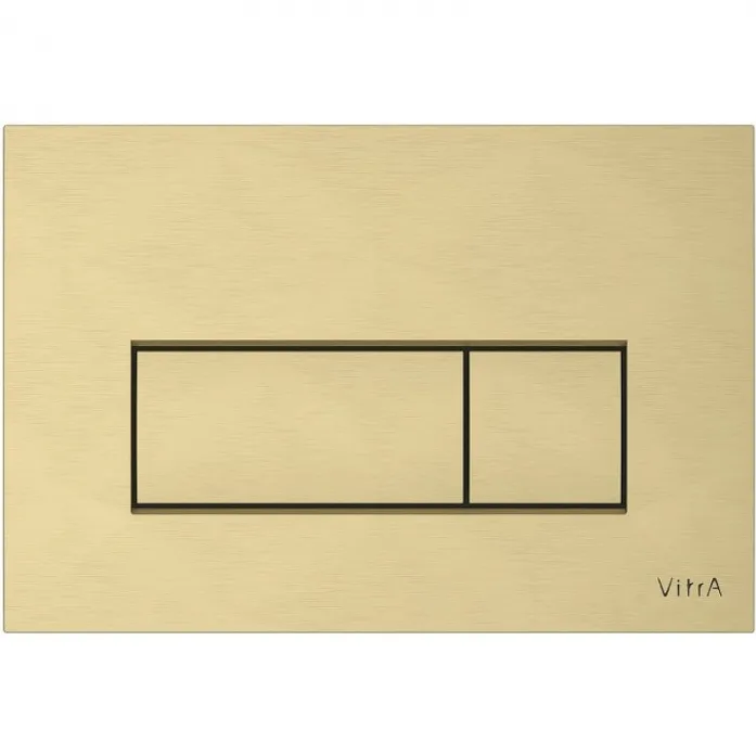 Панель смыва Vitra Root Square 740-2325 золото шлифованное