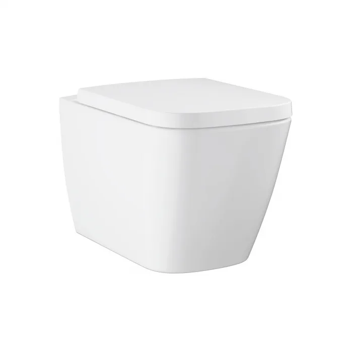 Унитаз подвесной GROHE Bau Edge 106740SH00 с сиденьем белый