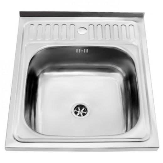 МОЙКА НАКЛАДНАЯ 500*600*0,6-160,1.5" МАЛ.ВЫП.МАТОВАЯ Б/П К