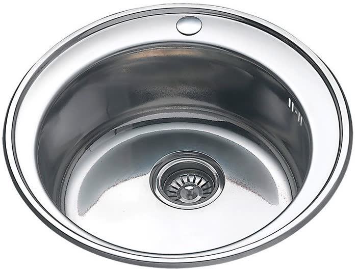 МОЙКА ВРЕЗНАЯ D510*0,6-180,3.5" ПОЛИРОВ.+СИФОН К