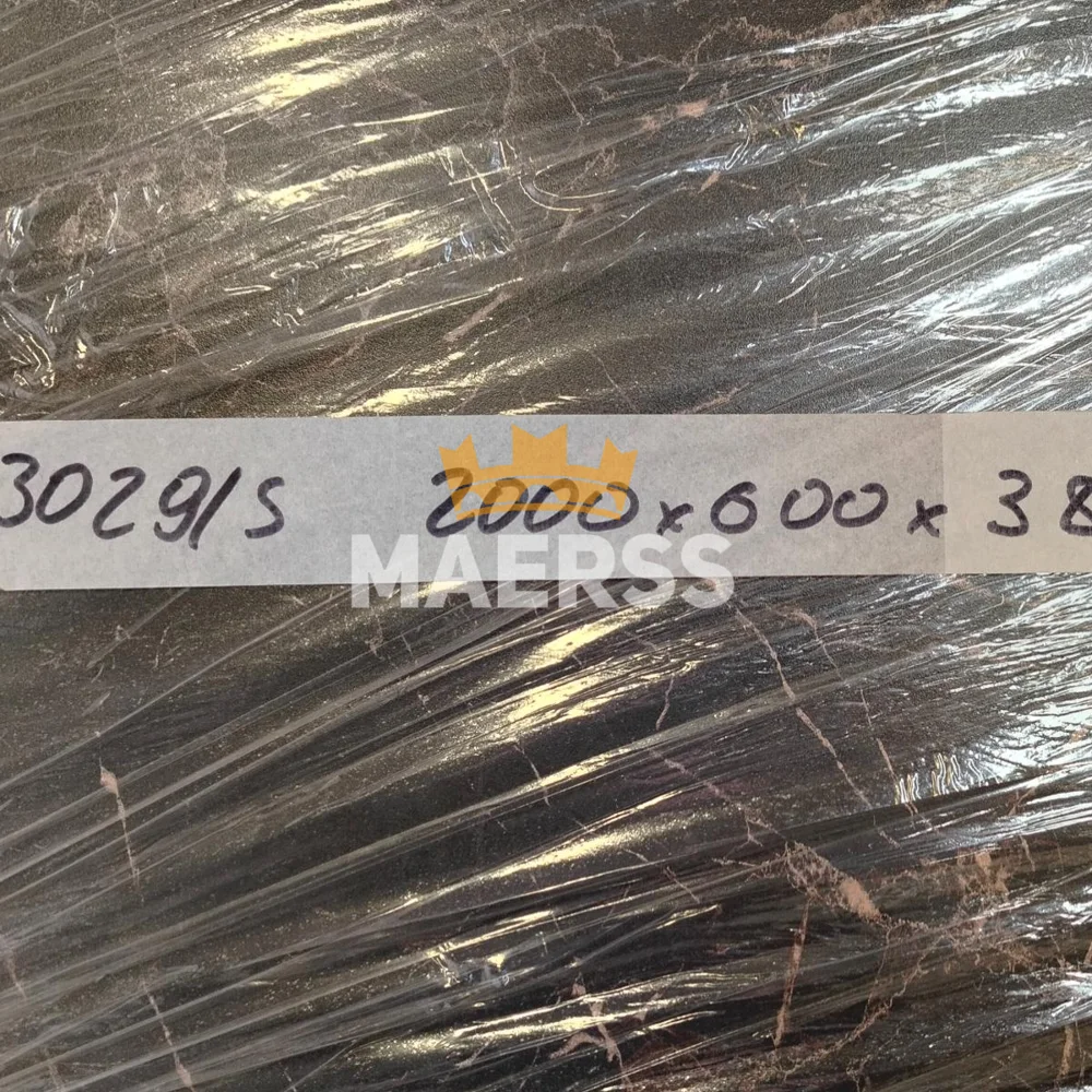 40*600*2000мм 3029/S 2х метровая столешницы Мрамор марквина черный