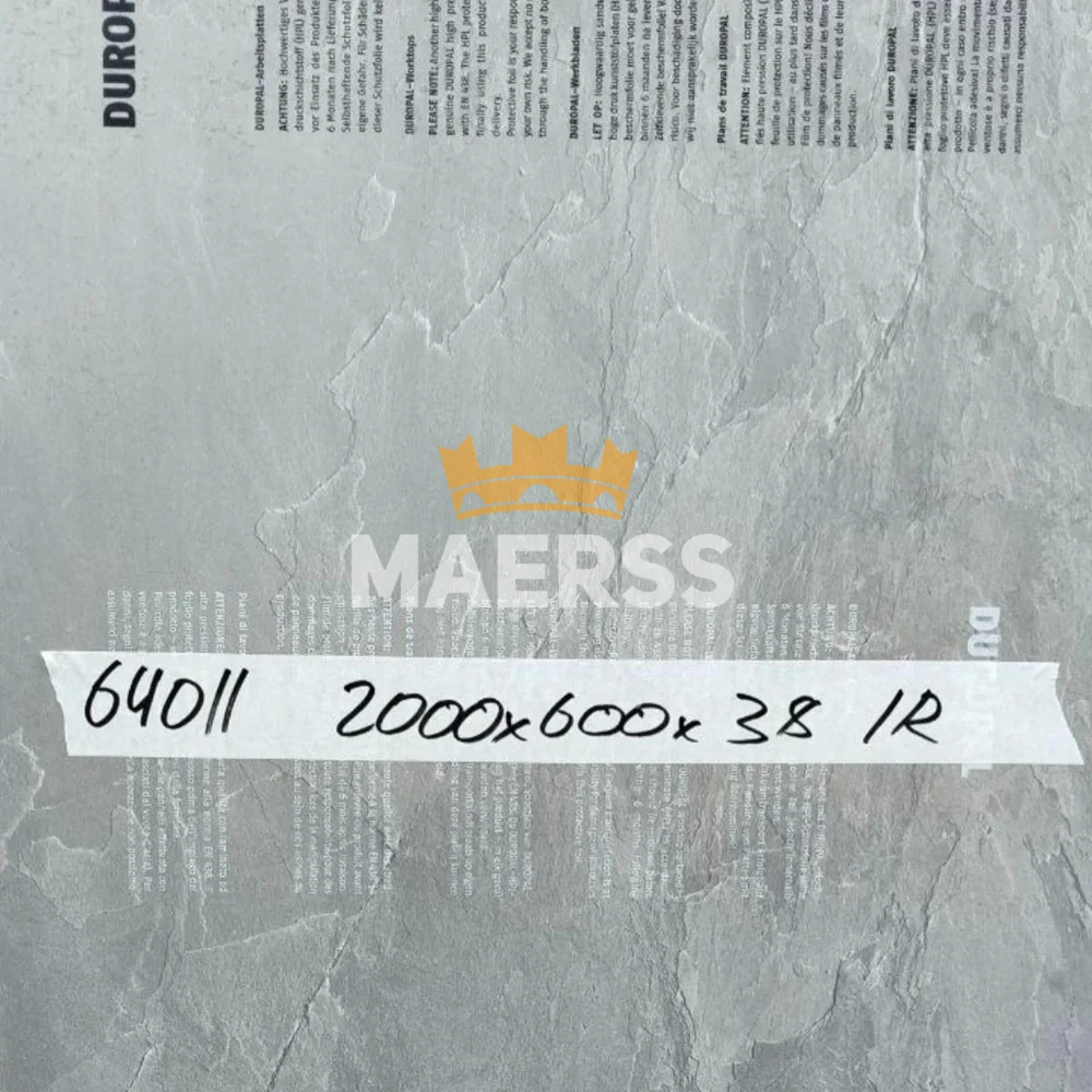 40*600*2000мм S64011SX половина столешницы Duropal
