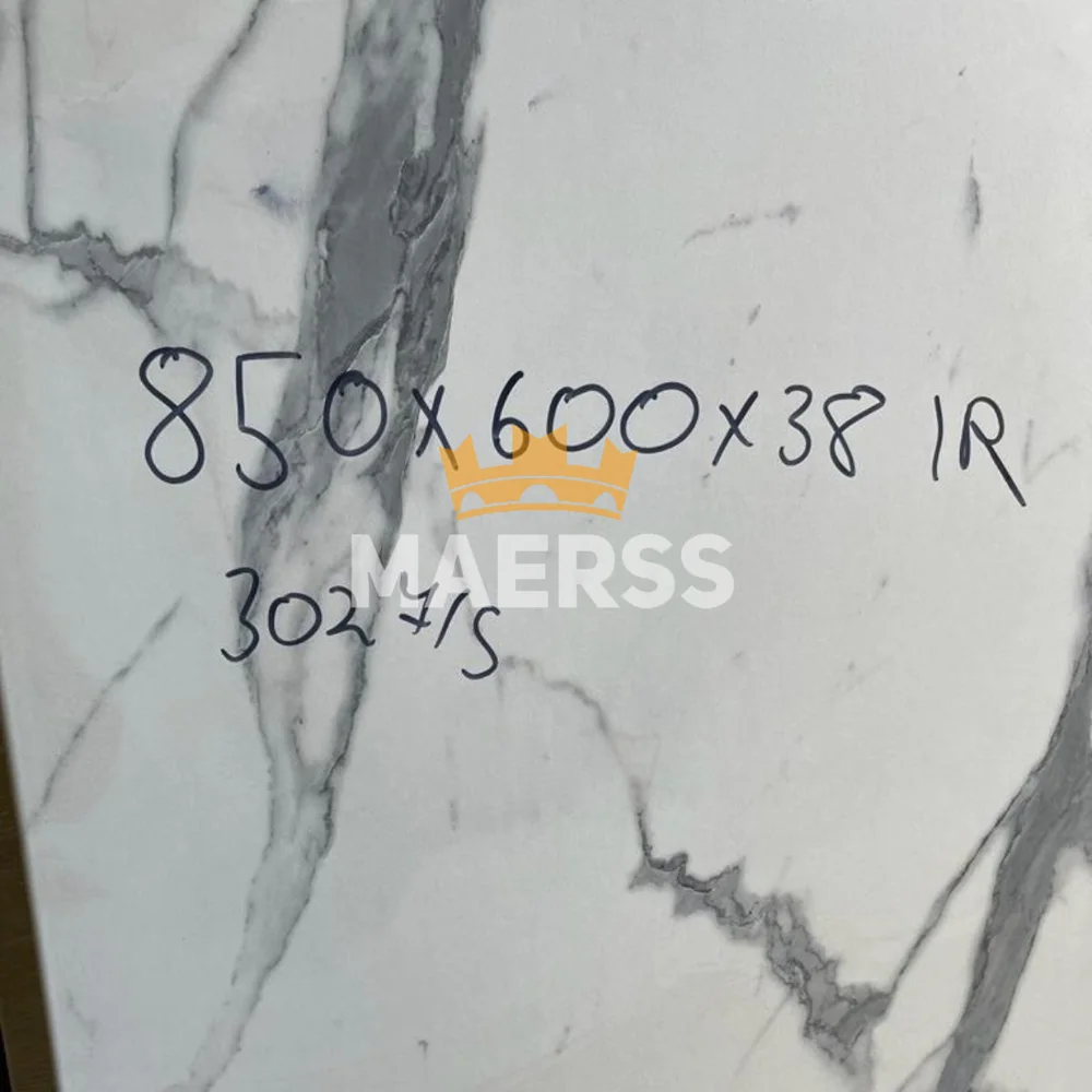 40*600*800мм 3027/S обрезок столешницы под белый мрамор