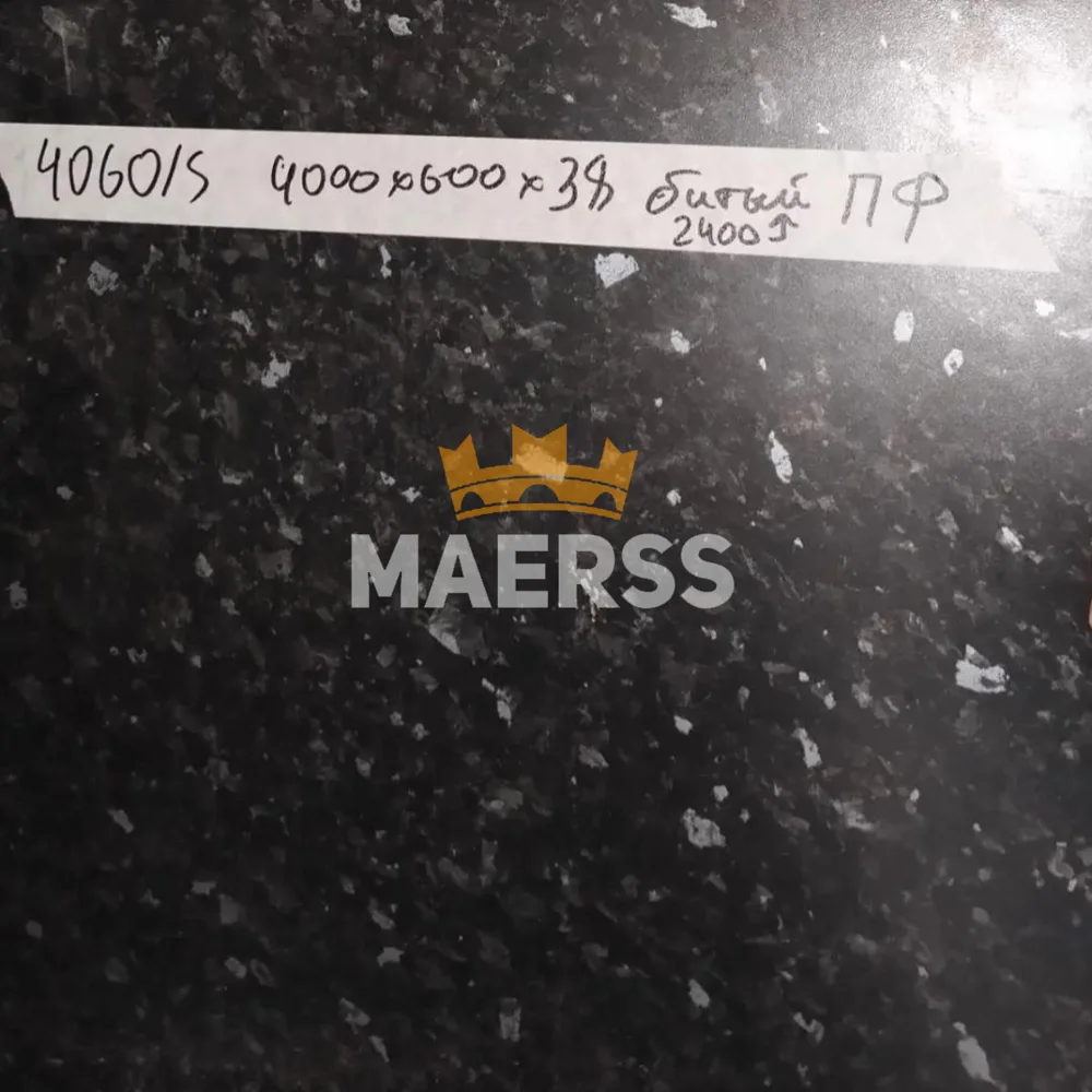 4060/S Столешница 40*600*4100мм черное серебро (SALE)